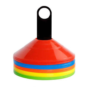 ZJFIT Cônes d'entraînement de football multicolores avec logo personnalisé, cônes d'agilité, cônes d'entraînement de vitesse, ensemble de cônes d'obstacles pour l'éducation physique - Product Image 1