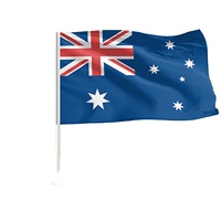 Drapeau national australien 100% polyester, impression numérique double face, vente en gros, drapeaux personnalisés de tous les pays pour la décoration extérieure