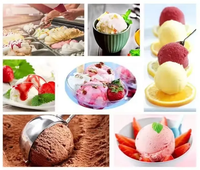 Máquina Comercial de Helados de 8 Cilindros, Máquinas para Hacer Gelato Congelado con Compresor de 8 Marcas para Heladería