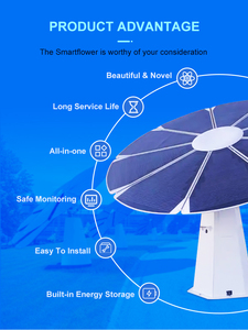 <span class=keywords><strong>Production</strong></span> en usine de panneaux solaires intelligents à fleurs système <span class=keywords><strong>solaire</strong></span> 2.8Kw avec panneaux de tournesol de paysage d'énergie stroge 5KW - Product Image 4