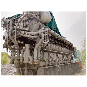 大型MWMガス発生器セットTCG2032V1650 hz/11000V CATソーラータービンJENBACHERタービンMWMガス発生器