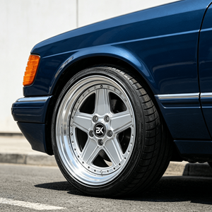 Jantes en alliage forgées Bku 2 pièces à déport progressif 5x112 pour <span class=keywords><strong>Mercedes</strong></span> Benz <span class=keywords><strong>W124</strong></span> W160 W126 W114 C126 17 18 pouces - Product Image 3