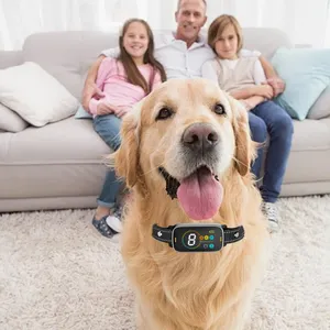 Keluaran baru kerah gonggongan anjing pelatih penghenti gonggongan ultrasonik yang dapat diisi ulang