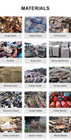 Merk Motoren Lege Fruitbos Grasstro Shredder Dubbele As Kokosnoot Shell Crusher Machine