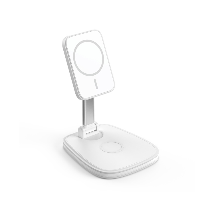 Charge multiple devices simultaneously wireless charging station 4 in 1 15W dock fast charger compatible for Qi-Enabled phones