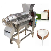 Industriële Handmatige Ananas Wortel Guave Kokosnoot Extract Juicer Dubbele Extrusie Schroef Voor Hotels 500Kg Gewicht W Power Plc