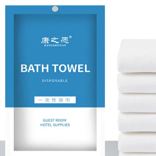 Usa direttamente gli asciugamani Spa in cotone usa e getta addensati dell'hotel bagno d'acqua corpo asciutto asciugamano da bagno monouso morbido in tessuto Non tessuto di grandi dimensioni
