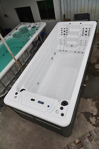 <span class=keywords><strong>Piscine</strong></span> extérieure sans fin <span class=keywords><strong>avec</strong></span> équipement <span class=keywords><strong>de</strong></span> natation pour bain à remous 5M bain à remous autoportant pour hôtel - Product Image 3