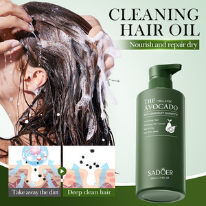Shampoo <span class=keywords><strong>anti</strong></span>-pelliculaire et <span class=keywords><strong>anti</strong></span>-graisse à l'avocat en marque propre - Shampooing léger et nettoyant en profondeur 500 ml - Product Image 2