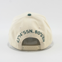 Gorra Deportiva Casual de Cinco Paneles con Bloques de Color, MOQ Bajo, Bordado 3D Personalizado en Varios Colores