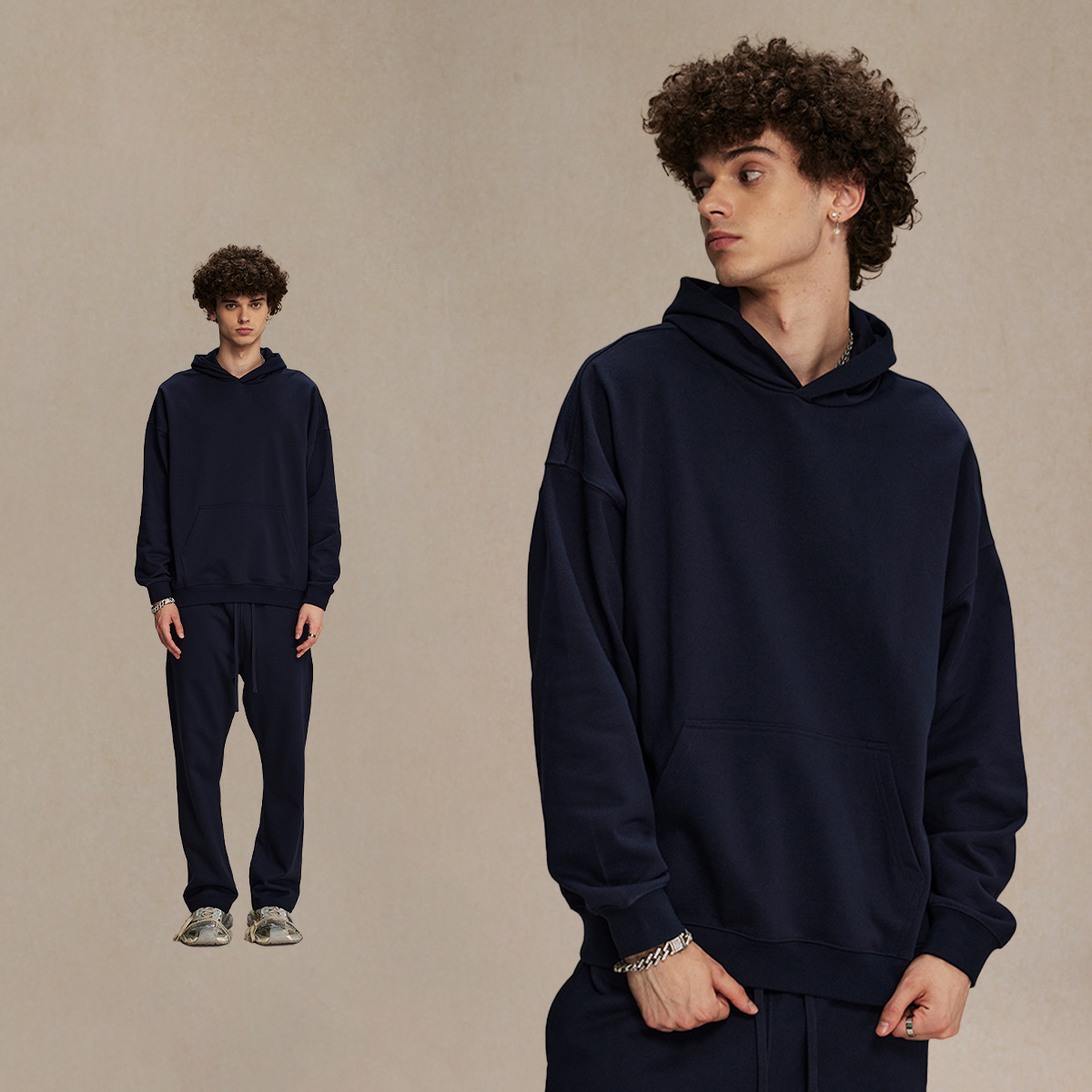 Dark blue Hoodie