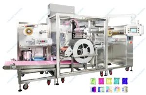 TC Detergent Liquid Soap Pva Pod Film Packing Making Automatic Laundry Pods Filling Machines