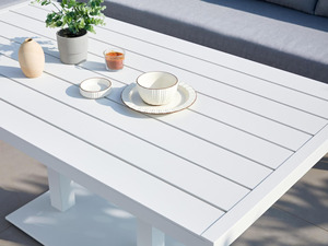 Meilleur ensemble de <span class=keywords><strong>jardin</strong></span> extérieur en <span class=keywords><strong>aluminium</strong></span> coin repas <span class=keywords><strong>salon</strong></span> et table à manger terrasse balcon groupe de sièges arrière-cour vie en plein air - Product Image 5