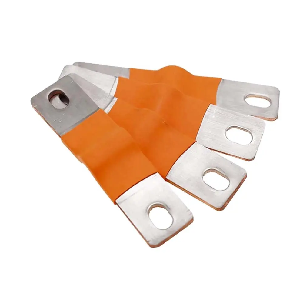 Sbarra collettrice piatta in rame isolata sbarra flessibile personalizzata per connessione morbida della batteria