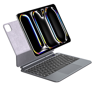 เคสแม่เหล็กสำหรับ <span class=keywords><strong>iPad</strong></span> เคสรุ่น10th Air11นิ้ว M3 A16 Pro11 M4 Pro 12.9 13เคสคีย์บอร์ดมหัศจรรย์อลูมิเนียมอัลลอยด์ - Product Image 1