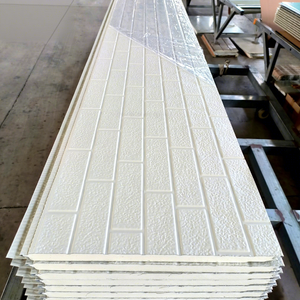 Pannelli Sandwich Isolanti per Rivestimento Esterno Decorativo in PU con Pannello Metallico Intagliato, Lunghezza Personalizzabile, Vendita all'Ingrosso - Product Image 1