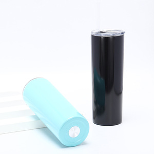 Stainless Steel Tumbler 20Oz <b>Insulated</b> Travel <b>Mug</b> With Straw Straight Cup For Coffee On The Go - Product Image 1