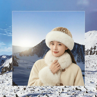 Chapeau en peluche imprimé cerf style pêcheur pour adultes, chaud et coupe-vent, style japonais et coréen, grande circonférence de tête, pour l'extérieur, collection automne-hiver