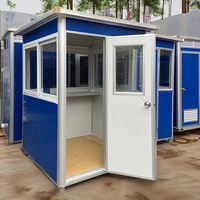 Cabine de Garde Détachable TOPPRE, Petite Cabine de Garde Mobile Extérieure, Kiosque Portable Démontable pour Vente