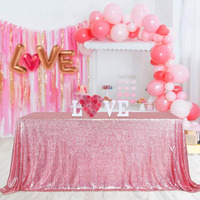 Nappe de luxe rectangulaire faite à la main avec paillettes et strass, idéale pour mariages, banquets, hôtels, décorations extérieures, vente en gros