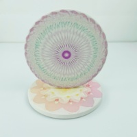 Sous-verre en céramique absorbant personnalisé de haute qualité, base en liège écologique de luxe, sublimation créative, littéraire, charmante et personnalisée