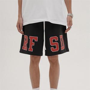 Pantalones Cortos Deportivos de Felpa Francesa de Algodón Reflectante de Lujo al por Mayor para Hombre - Product Image 5