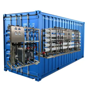 Containerized água tratamento equipamentos osmose reversa industrial água do mar água purificação sistema água purificador Quênia
