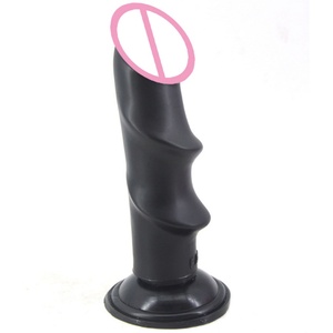 FAAK - Pene Artificial de 19 cm, Textura Profunda de Plástico, Acanalado, Mayor Estimulación, Juguete Sexual, Pene de Bambú para Mujer - Product Image 5