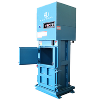 Presse à balles verticale hydraulique pour le recyclage des déchets, compacte, semi-automatique, haute efficacité