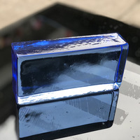 Bloc de verre transparent décoratif en cristal JYG 50*100*200mm, brique de verre solide pour cloison