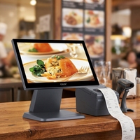 Diseño Anticorrosión, Sistema de Punto de Venta Todo en Uno, Pantalla Táctil Capacitiva LED, Caja Registradora, Sistemas de Punto de Venta para Pequeñas Empresas