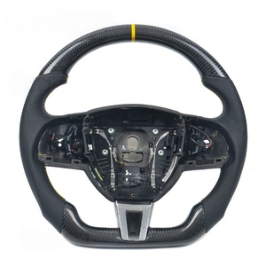 Volante Personalizado de Fibra de Carbono Forjado y Calentado con Cuero Alcántara para <span class=keywords><strong>Jaguar</strong></span> XF XFR <span class=keywords><strong>F</strong></span>-<span class=keywords><strong>Type</strong></span> 2008 2009 2010 2011 2012 2013 <span class=keywords><strong>2014</strong></span> - Product Image 3