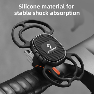 Support de téléphone pour vélo en gel de silice durable, support de navigation <span class=keywords><strong>GPS</strong></span> anti-vibration pour <span class=keywords><strong>VTT</strong></span> et vélo de route, accessoires de cyclisme rotatifs à 360° - Product Image 5