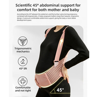 Ceinture de soutien maternité réglable pour femmes enceintes, respirante, anti-allergique, lavable, en polyester et élasthanne