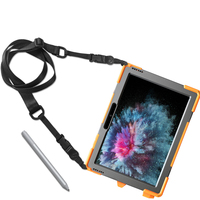 Étui de tablette portable robuste avec bandoulière pour Microsoft Surface Go 1 2 3 4 avec fonction de support