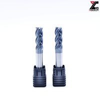 Fraise à queue carrée en carbure monobloc 4 dents D10-25-D10-75-4 anti-vibration pour acier au carbone, acier allié, acier inoxydable