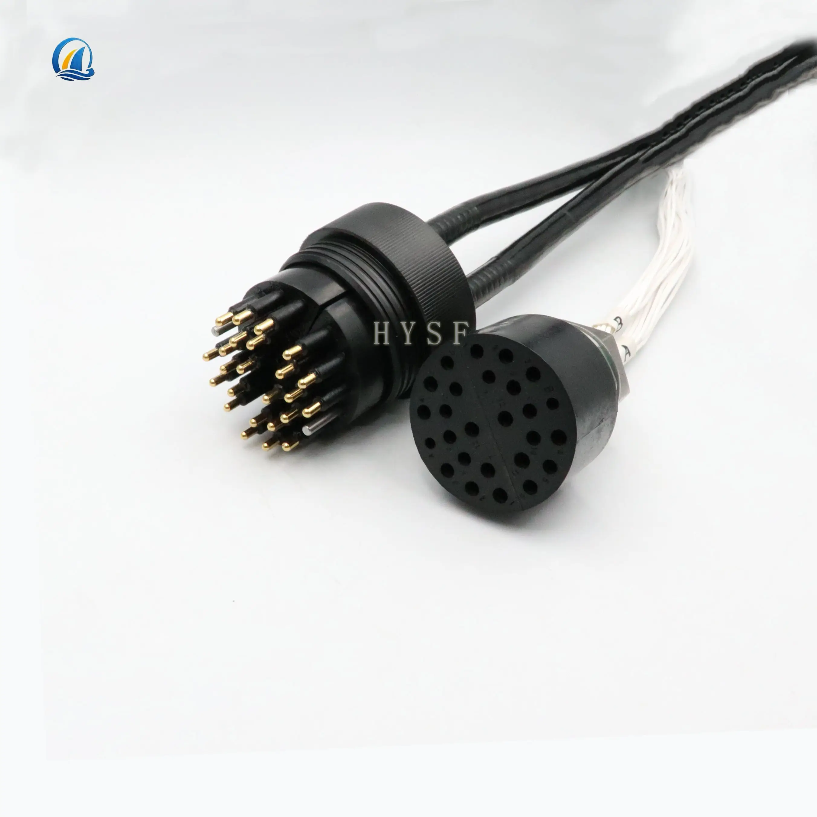 Connector Underwater Connector Split Waterproof Connector Male And Female Plug 24 Core 2 Split 10A Per Core