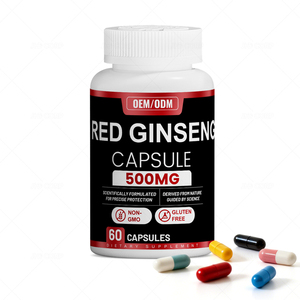 Capsules de <span class=keywords><strong>Ginseng</strong></span> Rouge OEM d'Usine en Vente Directe – Capsules de <span class=keywords><strong>Ginseng</strong></span> de Haute Qualité pour l'Amélioration Masculine - Product Image 1