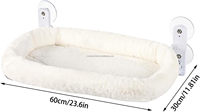 Perchoir de fenêtre pour chat sans fil avec 4 ventouses fortes housse de lit pour hamac intérieur pliable perchoir de fenêtre mural pour chat