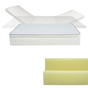 ที่นอนพับได้ SUREWALHOME หนา 4 นิ้ว ทำจากเมมโมรี่โฟมแบบพับสามตอน พร้อมปลอกหุ้มระบายอากาศ ที่นอนพับได้สำหรับปู<span class=keywords><strong>พื้น</strong></span> เตียงสำหรับแขก ที่นอนสำหรับตั้งแคมป์ - Product Image 2