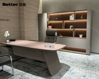 Bureau de direction moderne et luxueux - Nouveau bureau de direction de style chinois, offrant confort et luxe pour le patron.