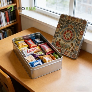 Prosub ระเหิดกล่องดีบุกเปล่า Candy บรรจุภัณฑ์ที่กําหนดเองการพิมพ์ของขวัญกล่องโลหะพร้อมแผ่นอลูมิเนียม - Product Image 1