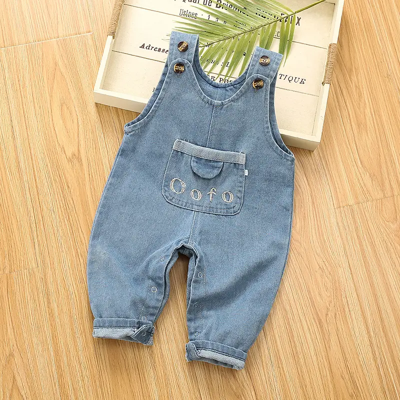 Boys pants baby overalls children's jeans girls pants baby jumpsuits children's clothing wholesale