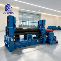 Machine à cintrer les tôles à rouleaux supérieurs universelle Spot Direct Sales, machine à cintrer les tôles à trois rouleaux automatique haute puissance