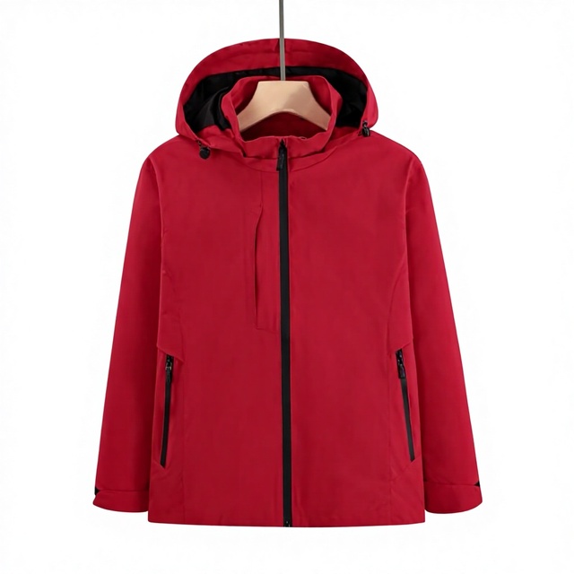 YZ ODM Casual Outdoor Cycling Rain Jacket Waterproof Running Windbreaker Lightweight Packable Hooded Bike Gear Golf Hiking Front