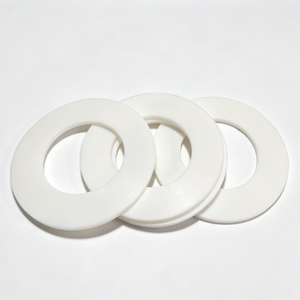 Joint en PTFE de qualité alimentaire, faible friction, antiadhésif, <span class=keywords><strong>rondelle</strong></span> <span class=keywords><strong>plate</strong></span> en téflon pour l'étanchéité des vannes d'équipements chimiques - Product Image 1
