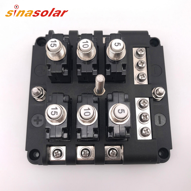 Automobile D'alimentation Marin Inoxydable Distribution 6 Voies Vis Barre Omnibus avec Couvercle