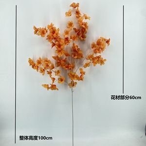 Guirnalda de Flores Artificiales de Seda, Rama Individual, Alta Simulación, Decoración para Bodas y Hogar, Blanco, Rosa, Champán, Azul, Rojo - Product Image 2