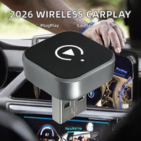 Adaptateur CarPlay sans fil portable 2026 en stock, Dongle USB-A vers USB-C Plug & Play pour divertissement sur les sièges arrière, compatible iPhone iOS Android