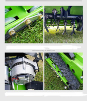 Nouvelle tondeuse à gazon automatique à moteur diesel avec télécommande riz blé maïs agriculture Bush herbe Application moissonneuse-batteuse